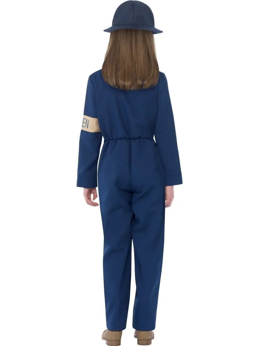 Horrible Histories Air Warden Girls Costume