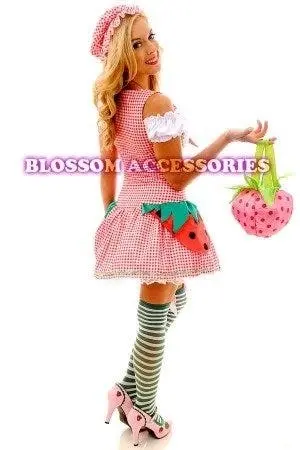 Pretty Strawberry Womens Costume