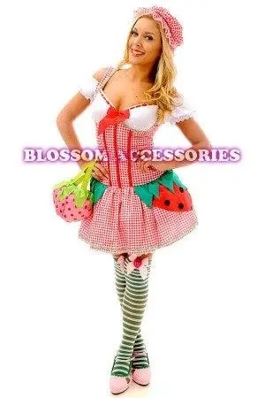 Pretty Strawberry Womens Costume