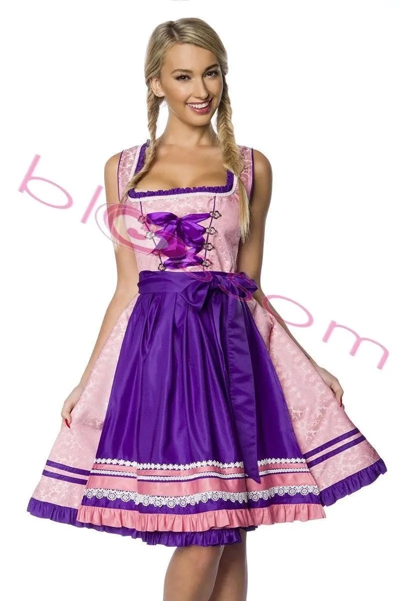 Fun Purple Pink Beer Oktoberfest Womens Costume