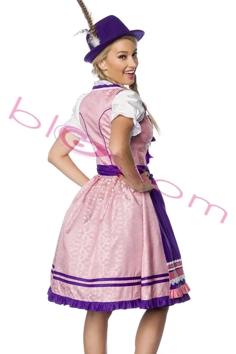 Fun Purple Pink Beer Oktoberfest Womens Costume