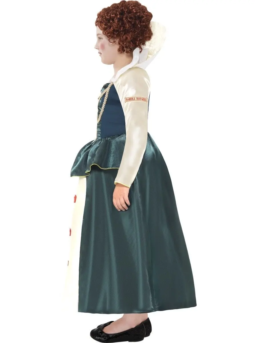 Horrible Histories Queen Elizabeth I Girls Costume