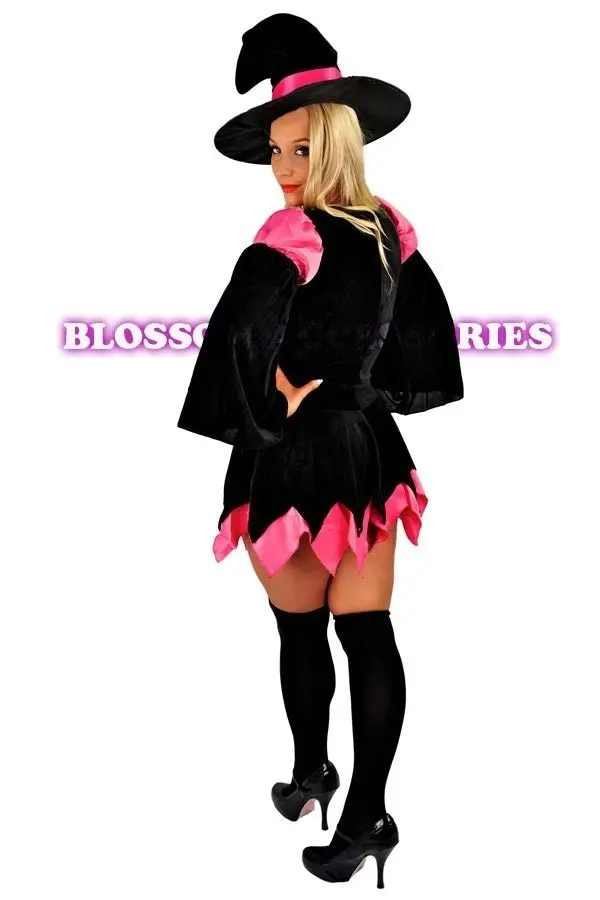 Pink Witch Womens Halloween Costume