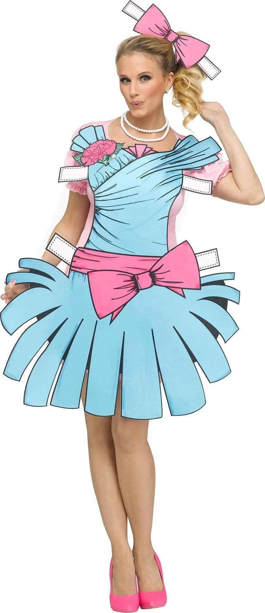 Paper Doll Womens Costume