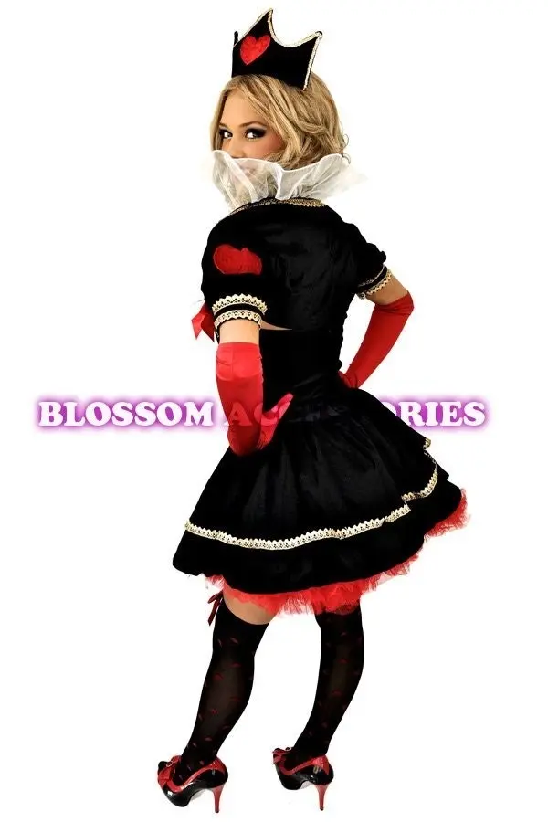 Deluxe Red Queen of Hearts Womens Costume