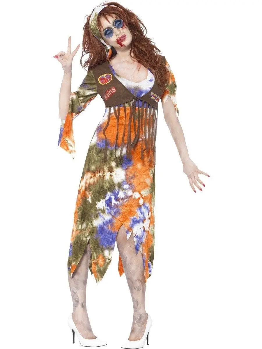 Zombie Hippie Womens Costume