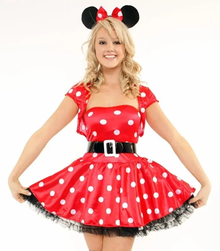 Minnie Mouse Dress Up Womens Costume