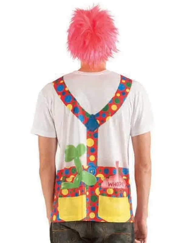 Faux Real Clown  With Big Tie T-Shirt