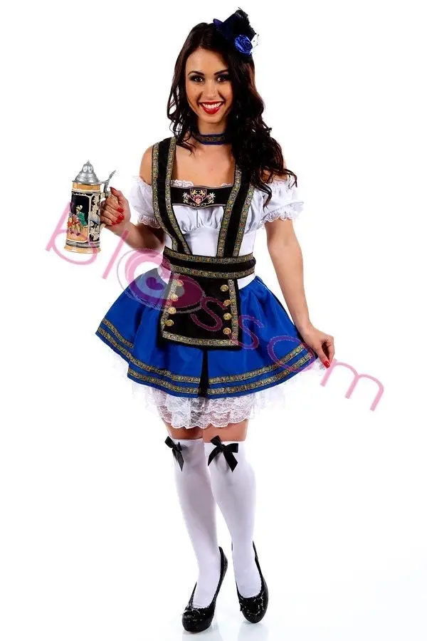 Blue Girls Oktoberfest Womens Costume