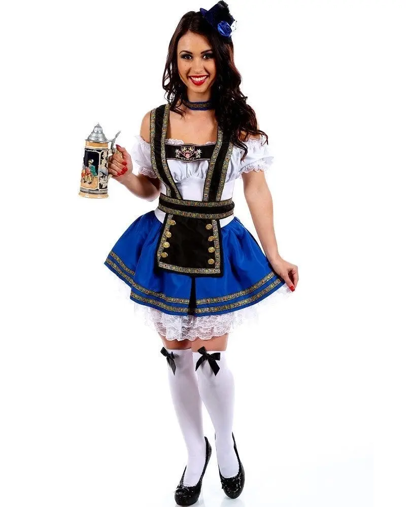 Blue Girls Oktoberfest Womens Costume