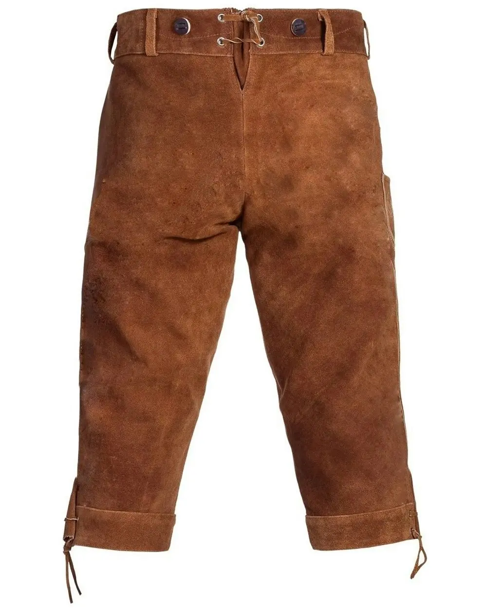 Brown Longer Pants Lederhosen Oktoberfest Mens Costume