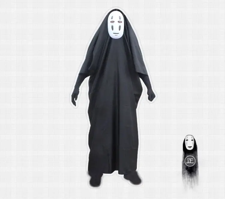 Spirited Away No Face Cosplay Mens Costume