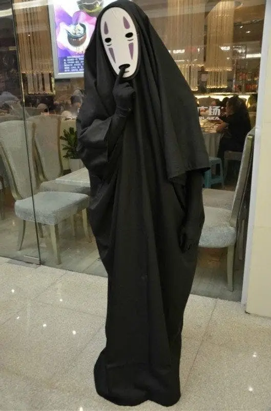 Spirited Away No Face Cosplay Mens Costume