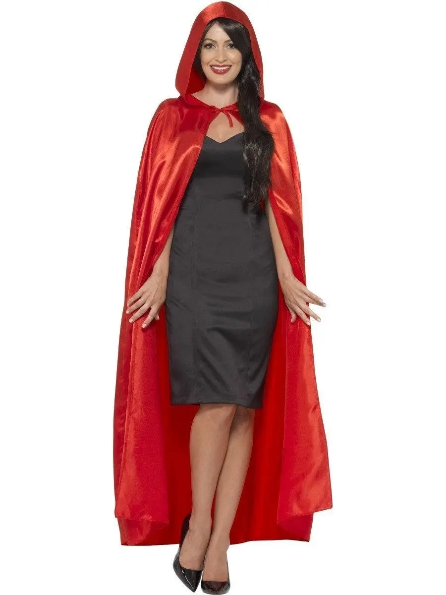 Adult Red Hooded Cape