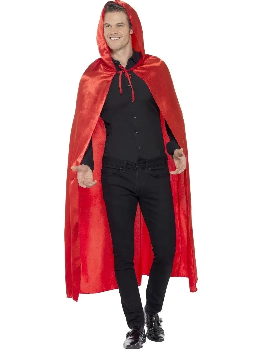 Adult Red Hooded Cape