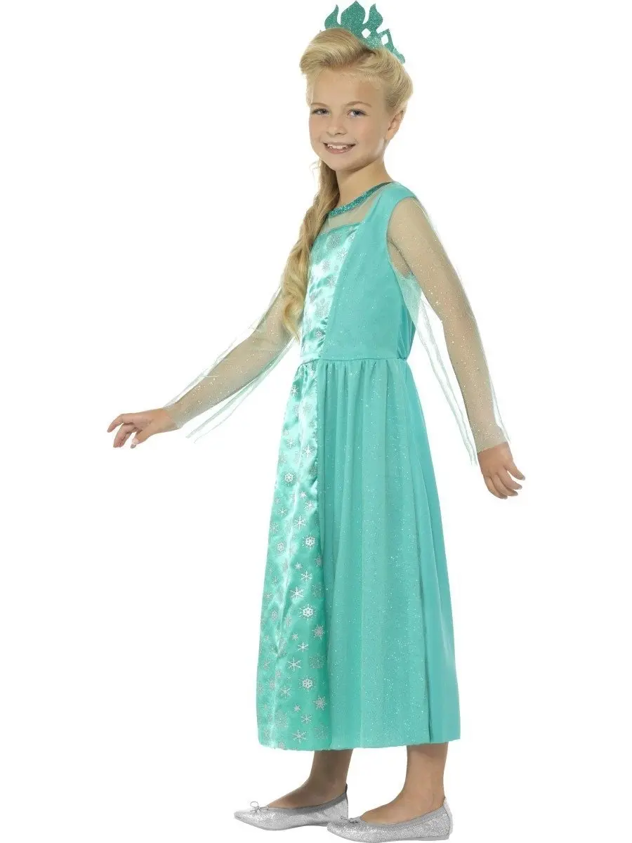 Ice Princess Frozen Girls Costume