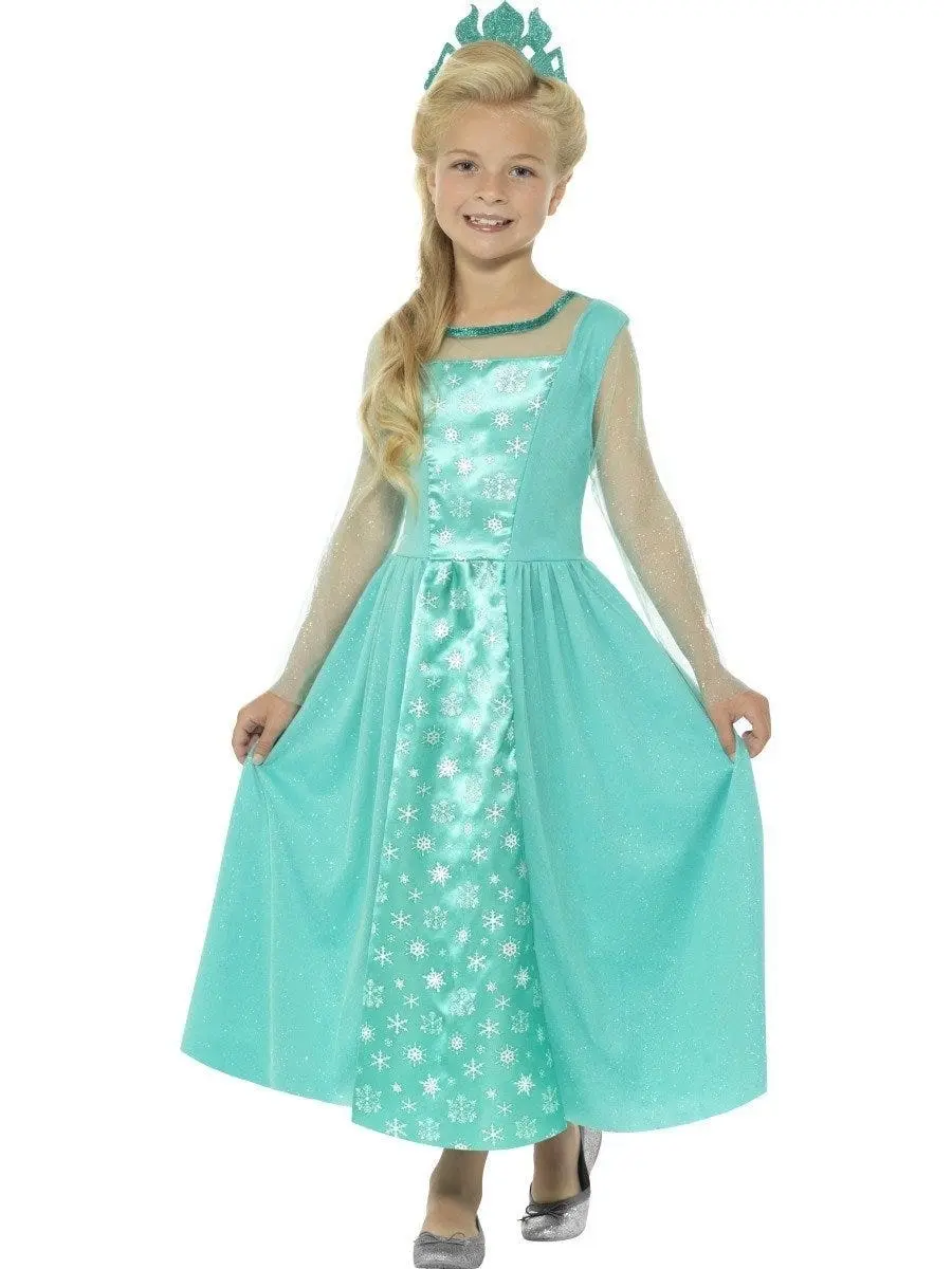 Ice Princess Frozen Girls Costume