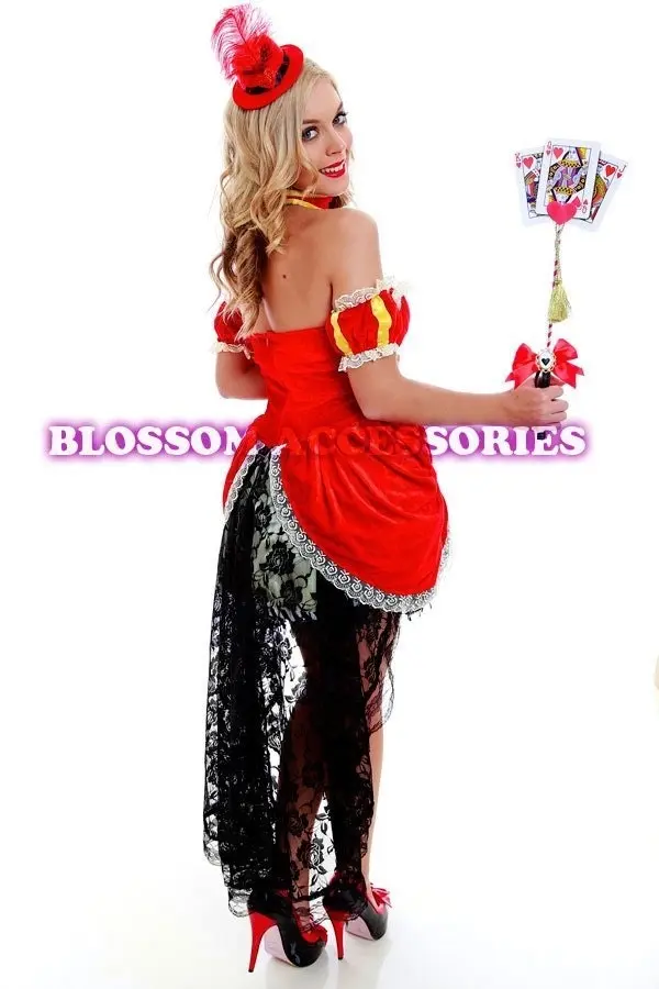 Deluxe Red Queen Womens Party Costume