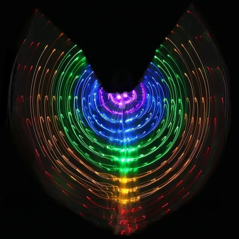 Light Up Rainbow LED Butterfly Wings