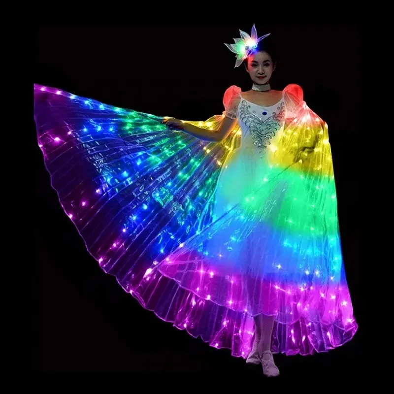 Light Up Rainbow LED Butterfly Wings