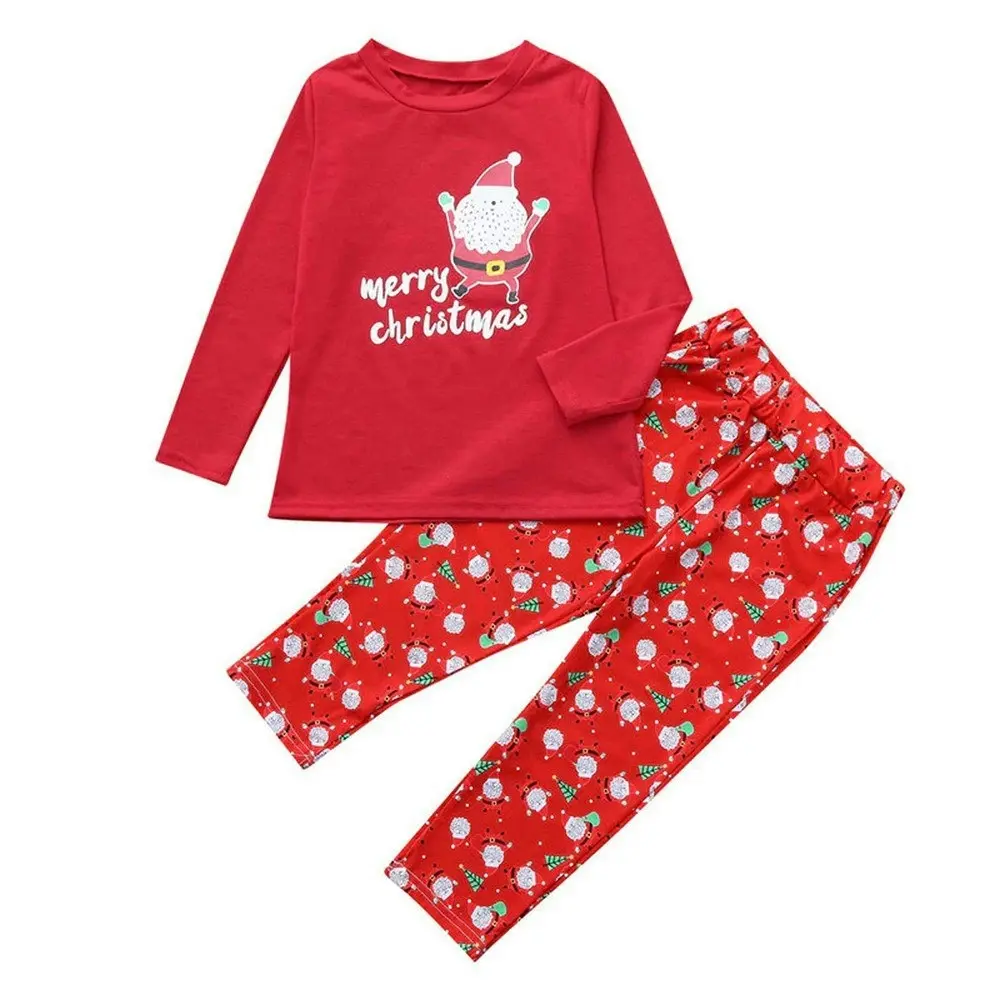 Happy Santa Merry Christmas Family Pyjamas Set