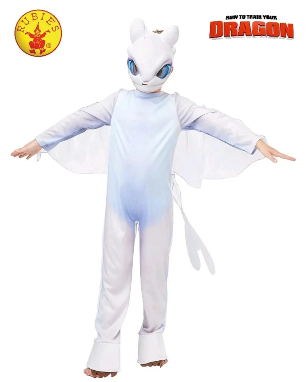 Deluxe Lightfury Battlesuit How to Train Your Dragon 3 Child Costume