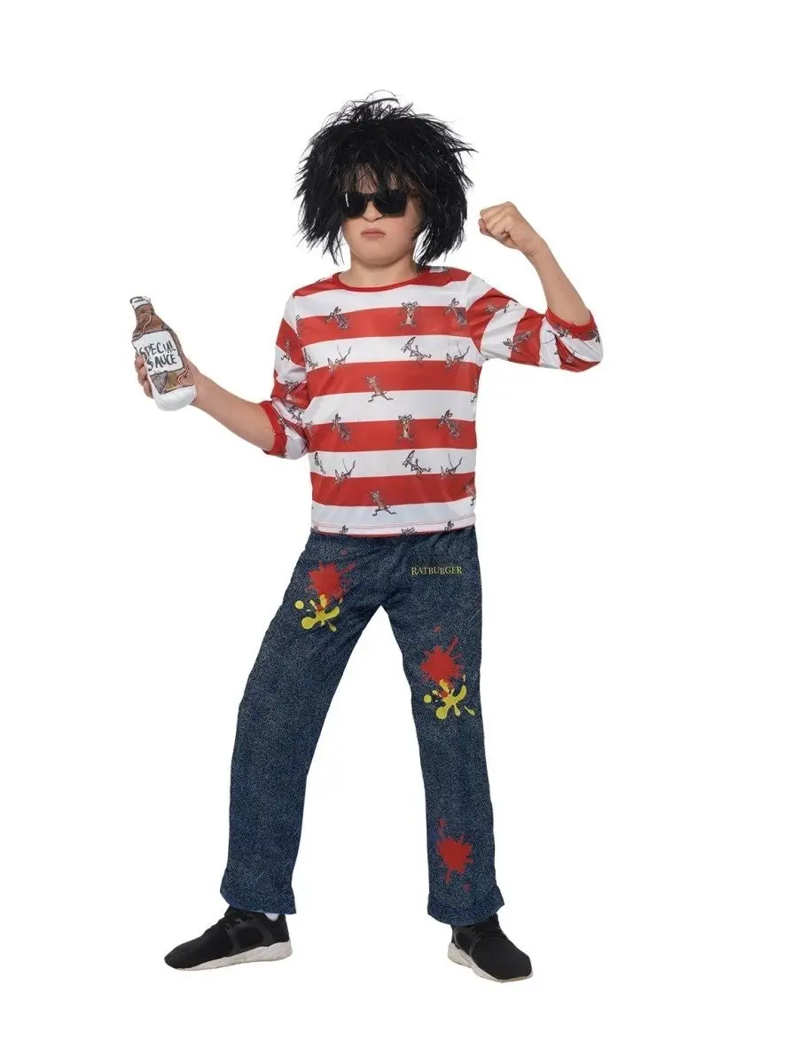 David Walliams Deluxe Ratburger Boys Costume