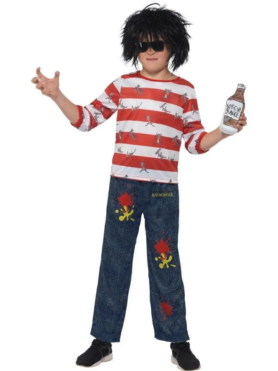 David Walliams Deluxe Ratburger Boys Costume