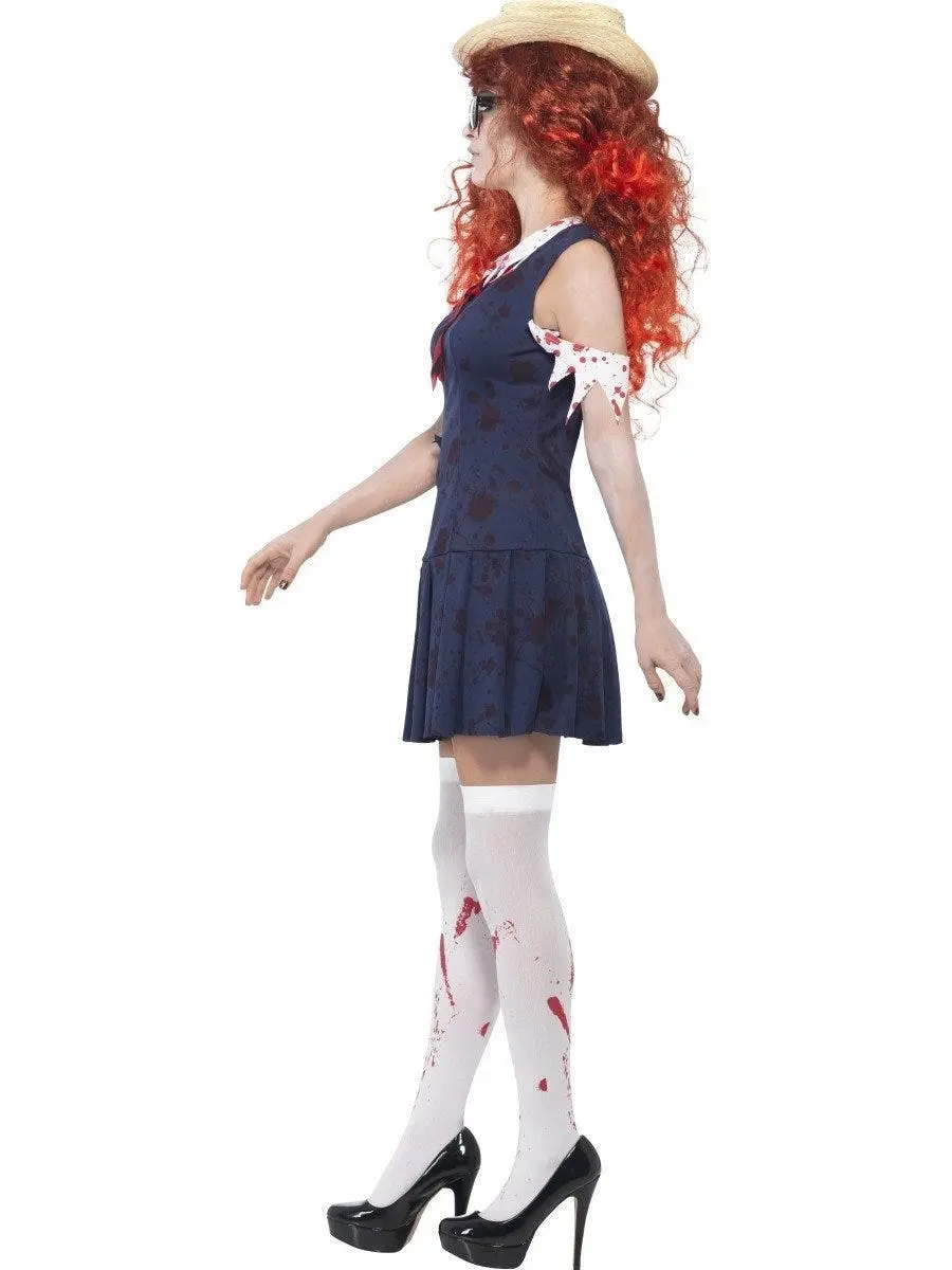 High School College Zombie Womens Costume