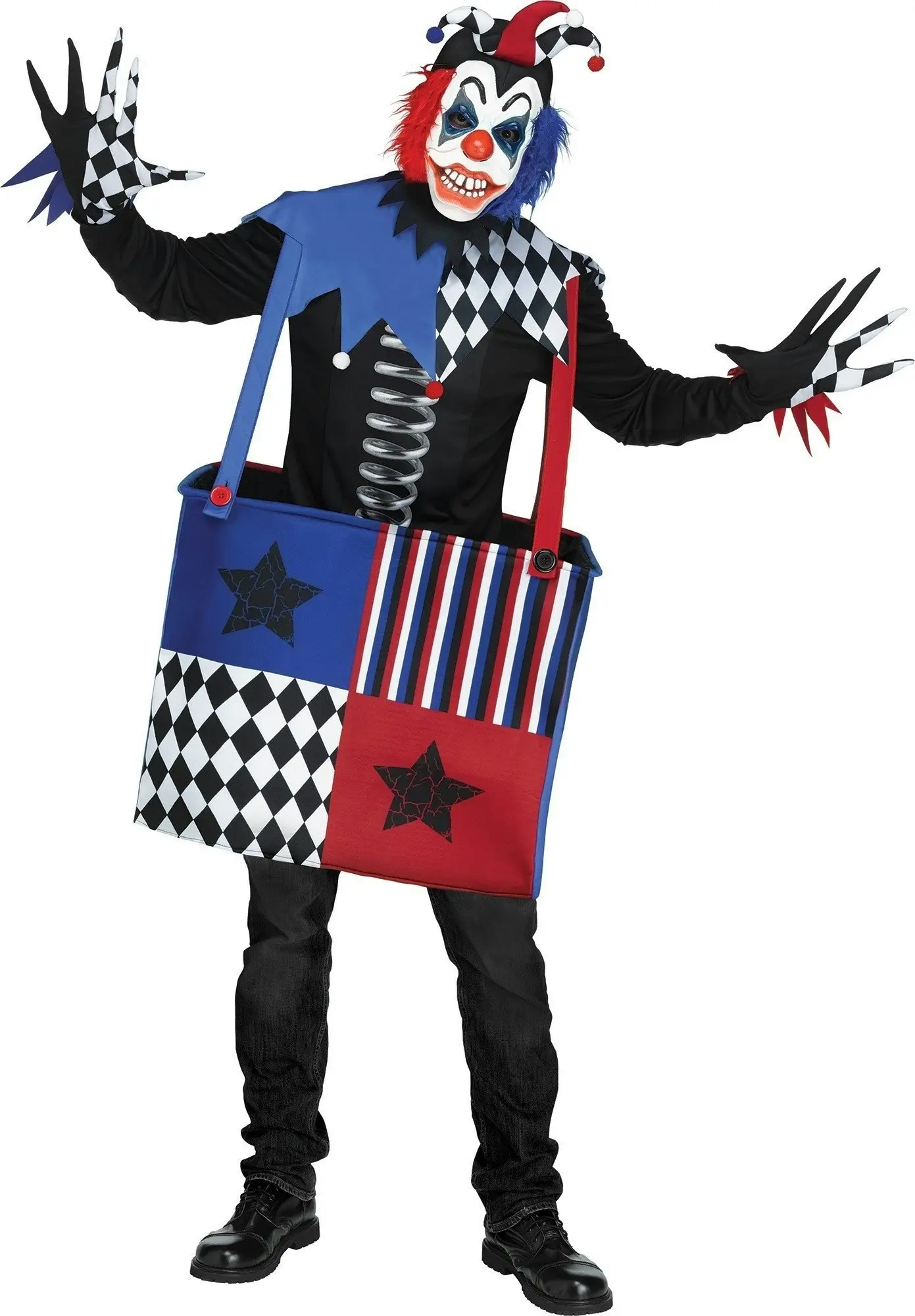 Freak In A Box Halloween Mens Costume