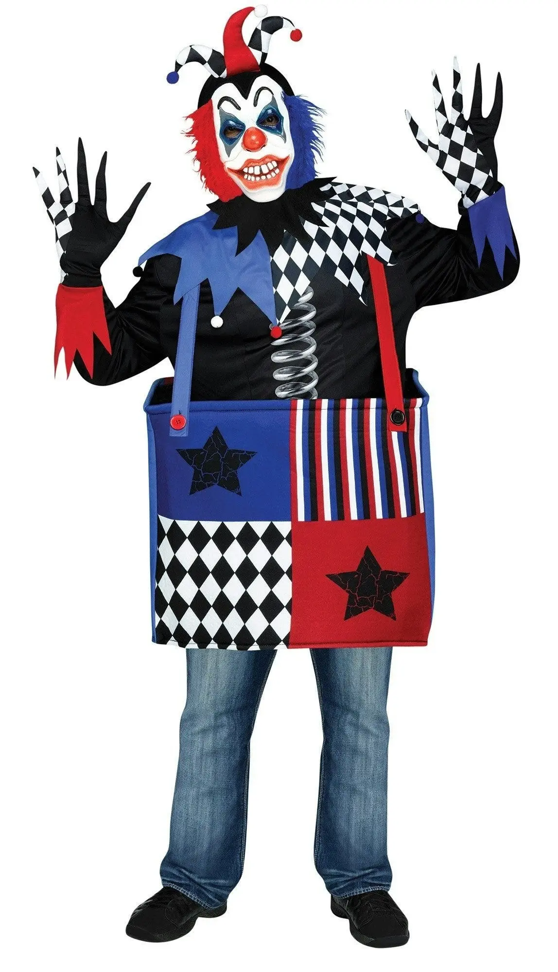 Freak In A Box Halloween Mens Costume