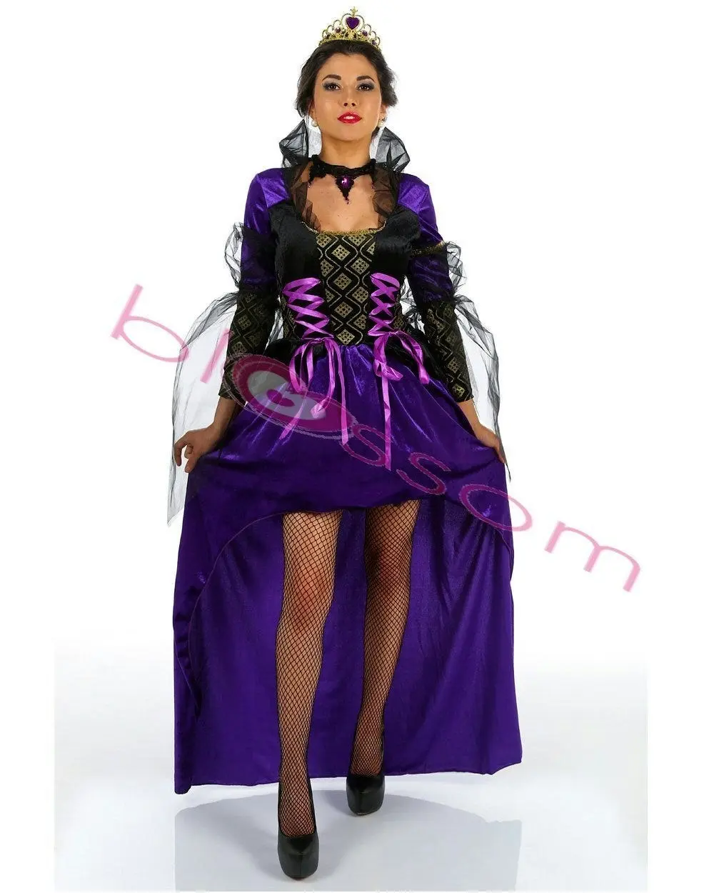 Purple Maleficent Evil Queen Womens Costume