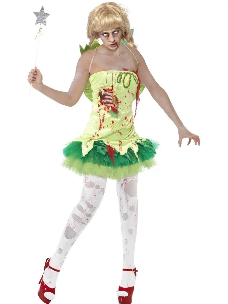 Zombie Tinkerbell Fairy Womens Costume