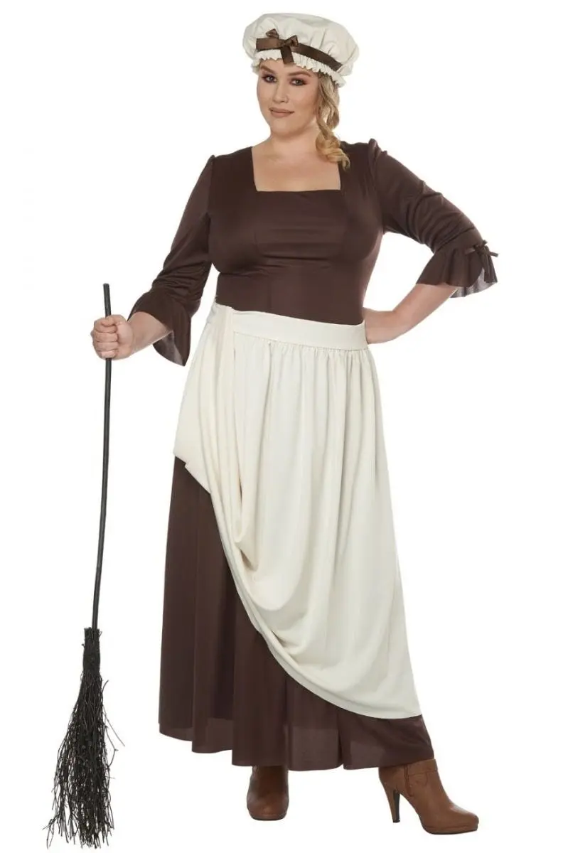 Colonial Village Woman Plus Size Costume