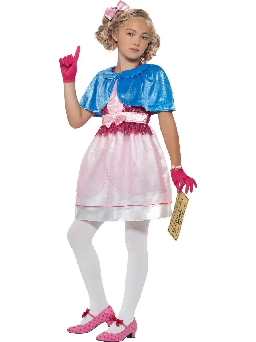 Roald Dahl Veruca Salt Girls Costume