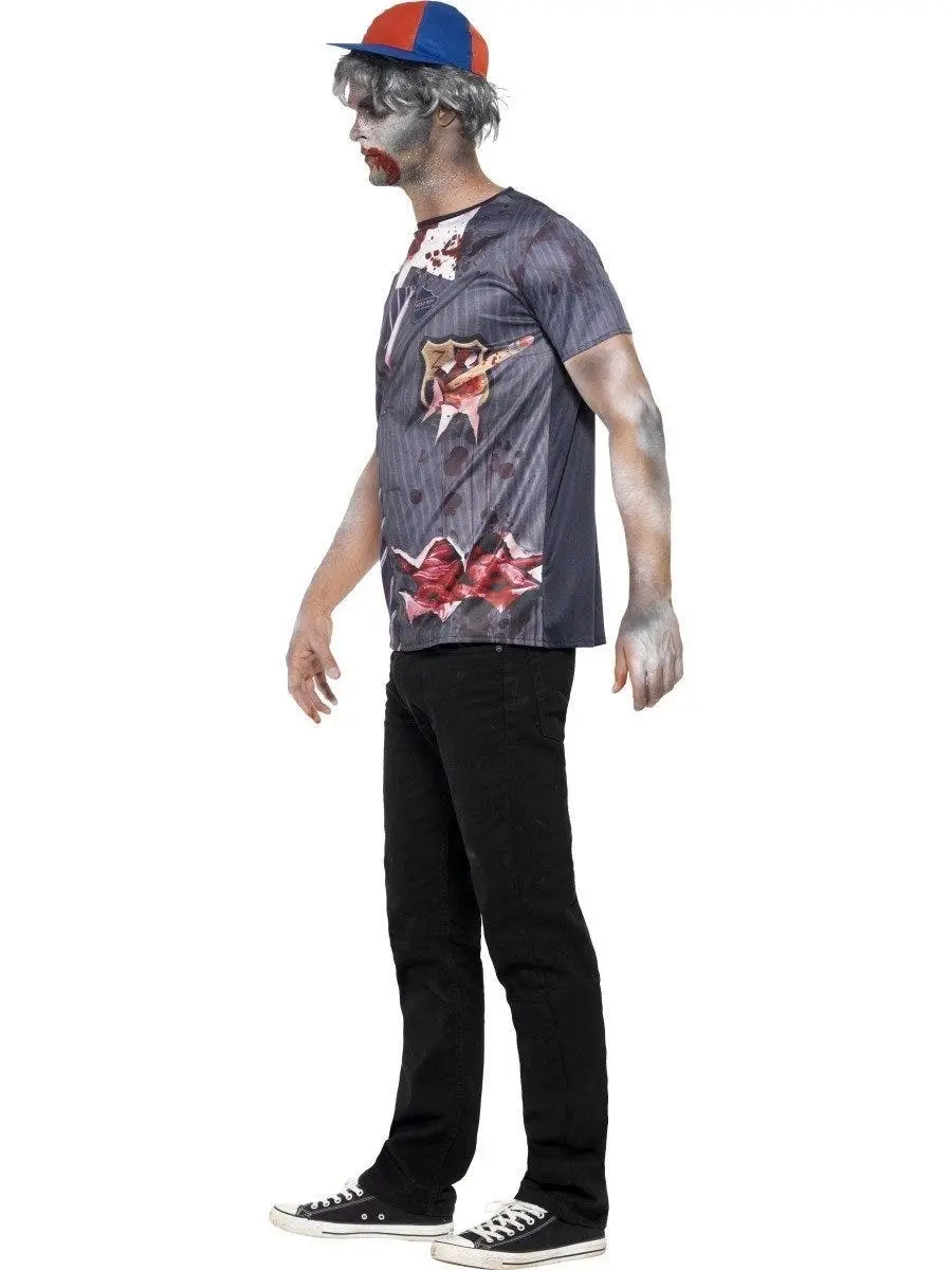 Zombie School T-Shirt Mens Halloween Costume