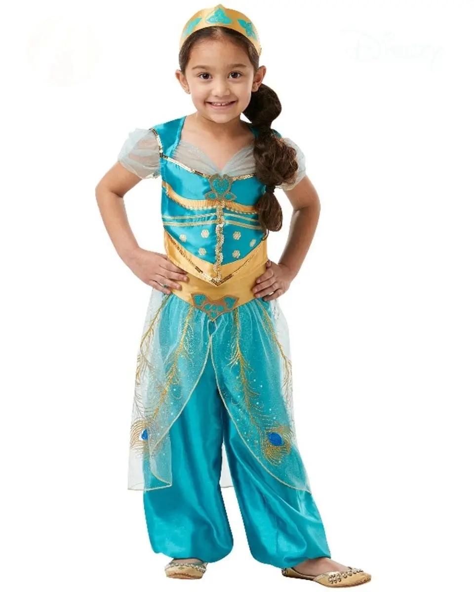 Jasmine Live Action Alladin Girls Costume