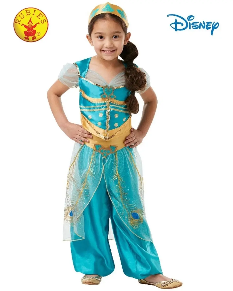 Jasmine Live Action Alladin Girls Costume