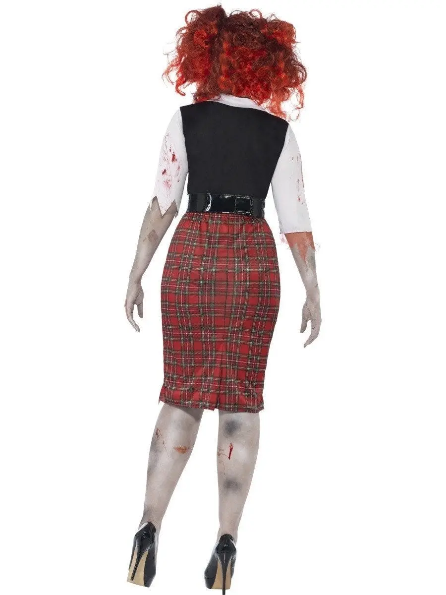 Curves Zombie School Plus Womens Costume