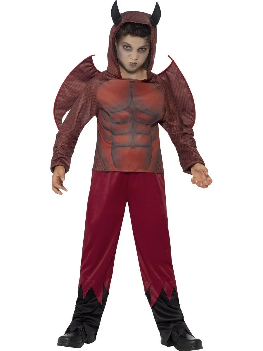 Deluxe Devil Boys Halloween Costume