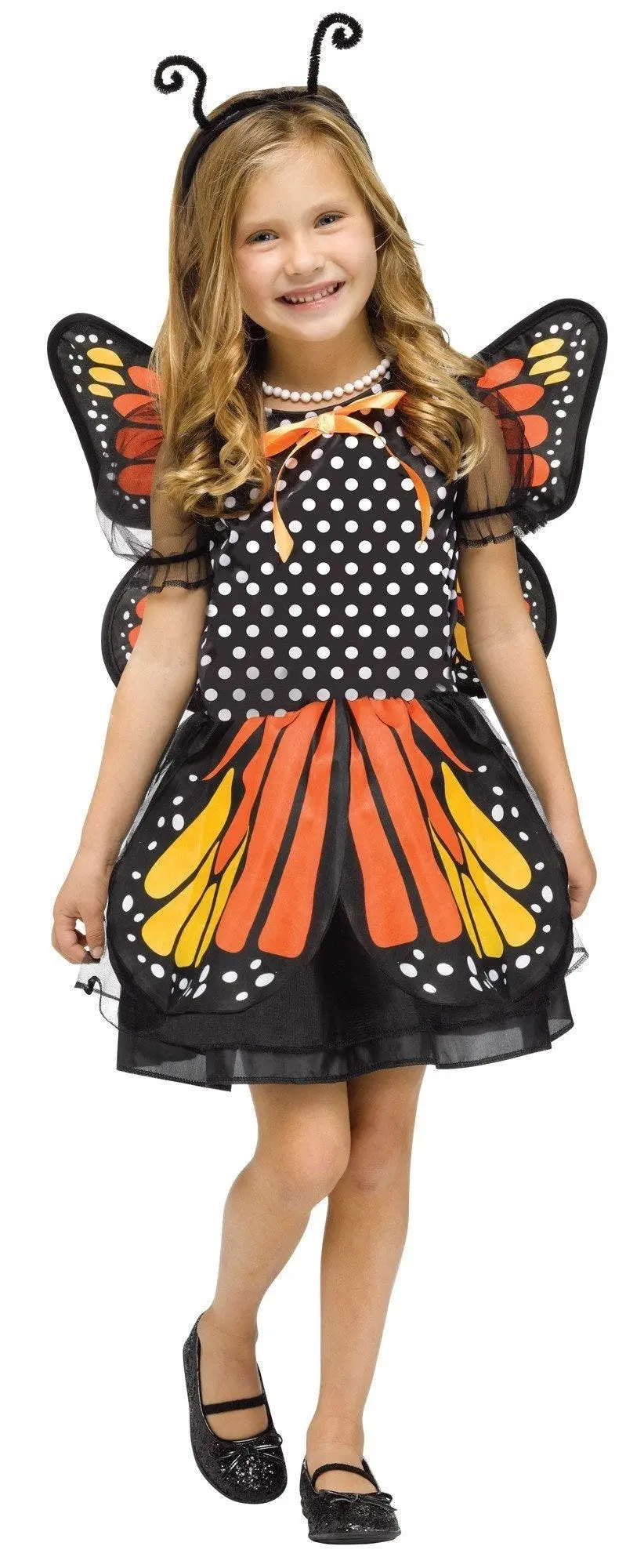 Monarch Princess Butterfly Girls Costume