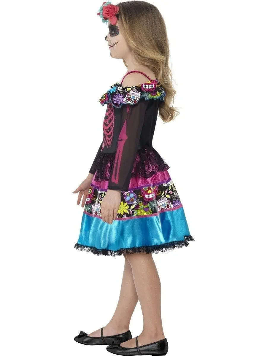 Day of Dead Sweetheart Girls Halloween Costume