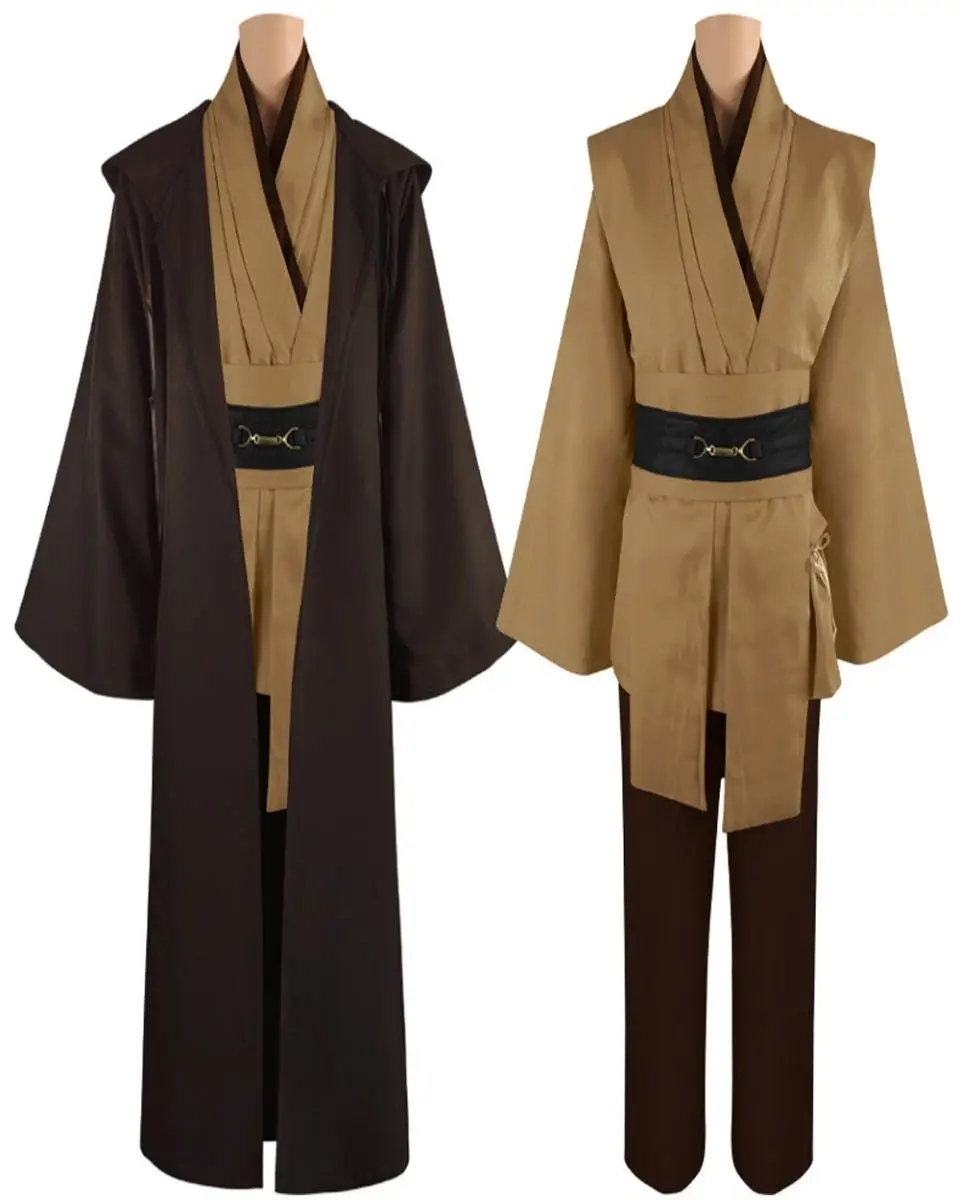 Brown Master Warrior Cloak Suit Costume