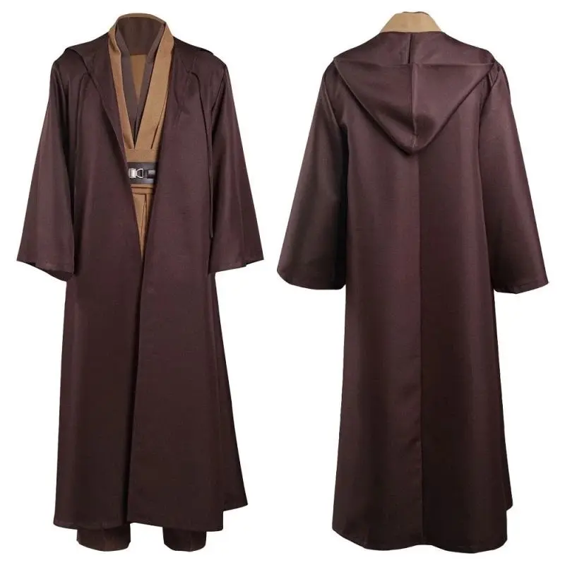 Brown Master Warrior Cloak Suit Costume