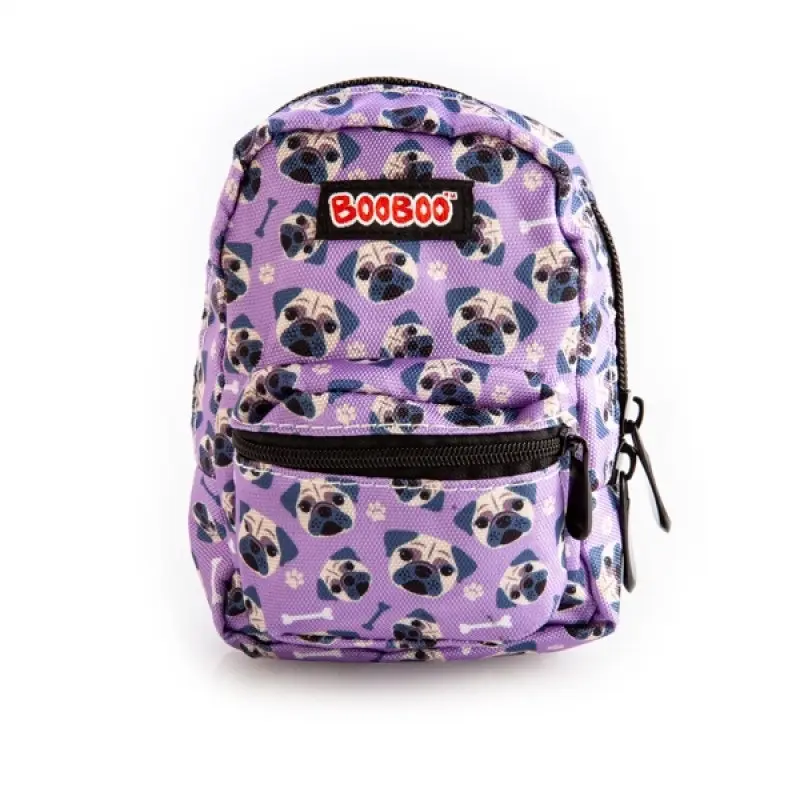 Purple Pug BooBoo Backpack Mini