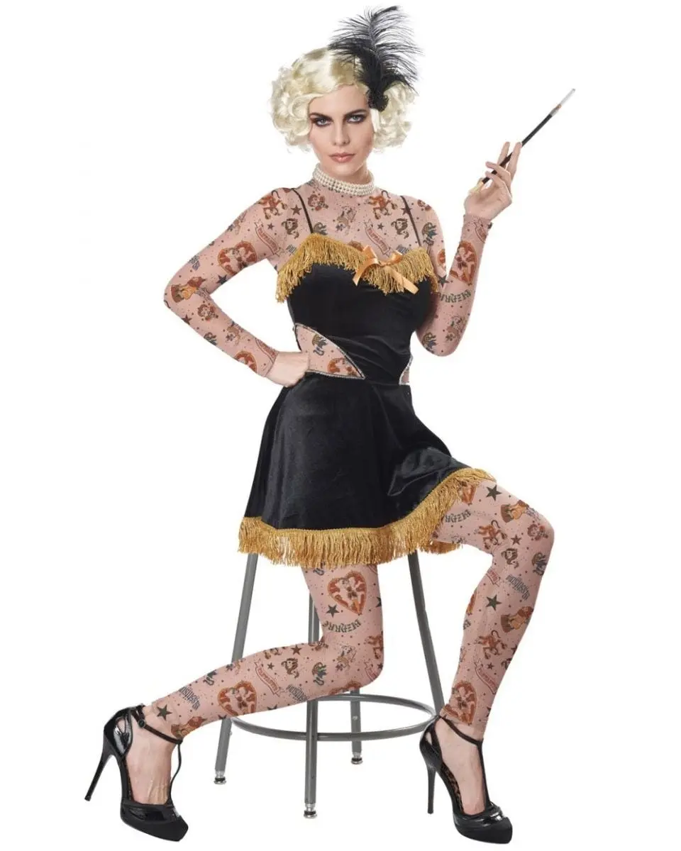 The Amazing Tattooed Lady Womens Costume