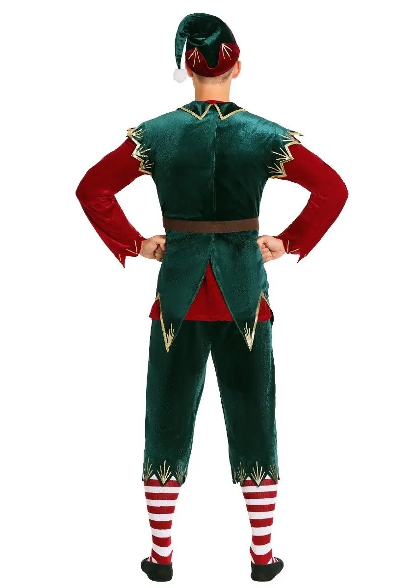 Velvet Elf Christmas Mens Costume