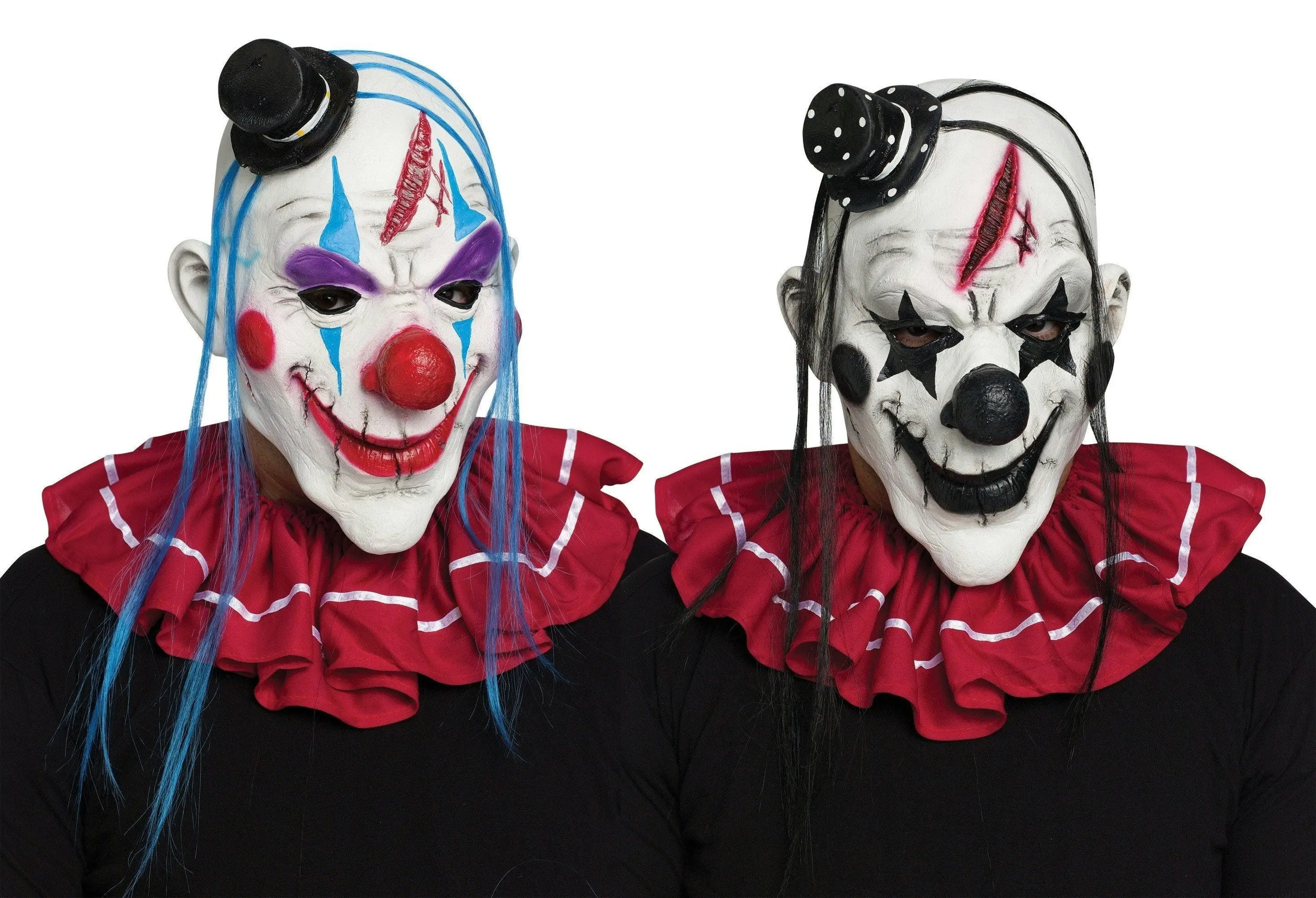 Horror Clown Halloween Costume Mask