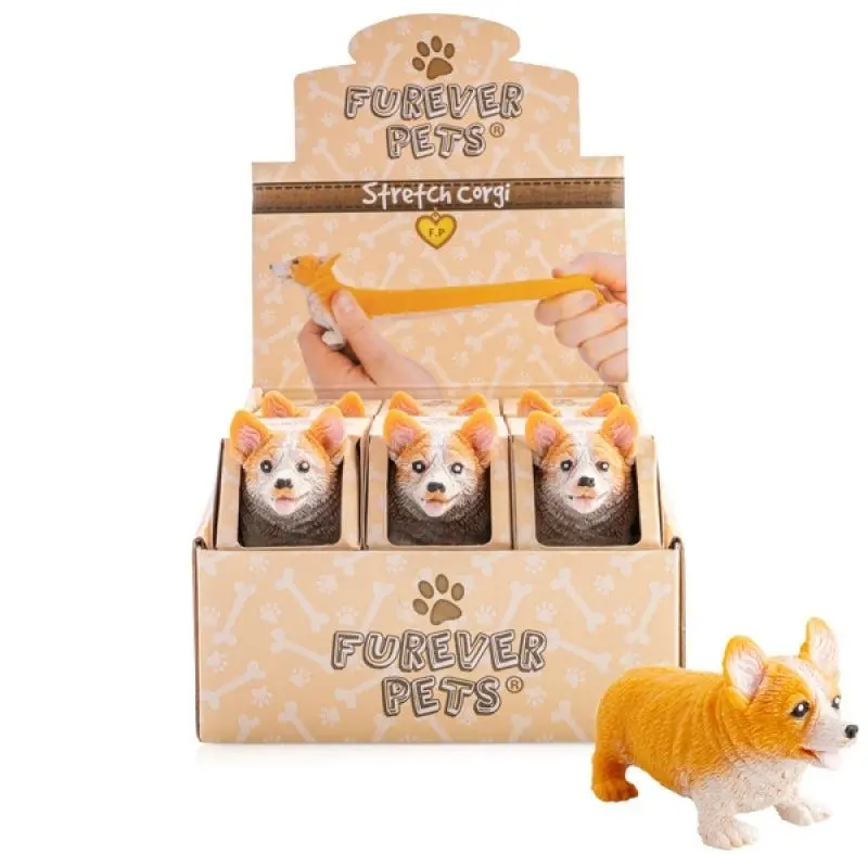 Furever Pets Stretch Corgi Toy