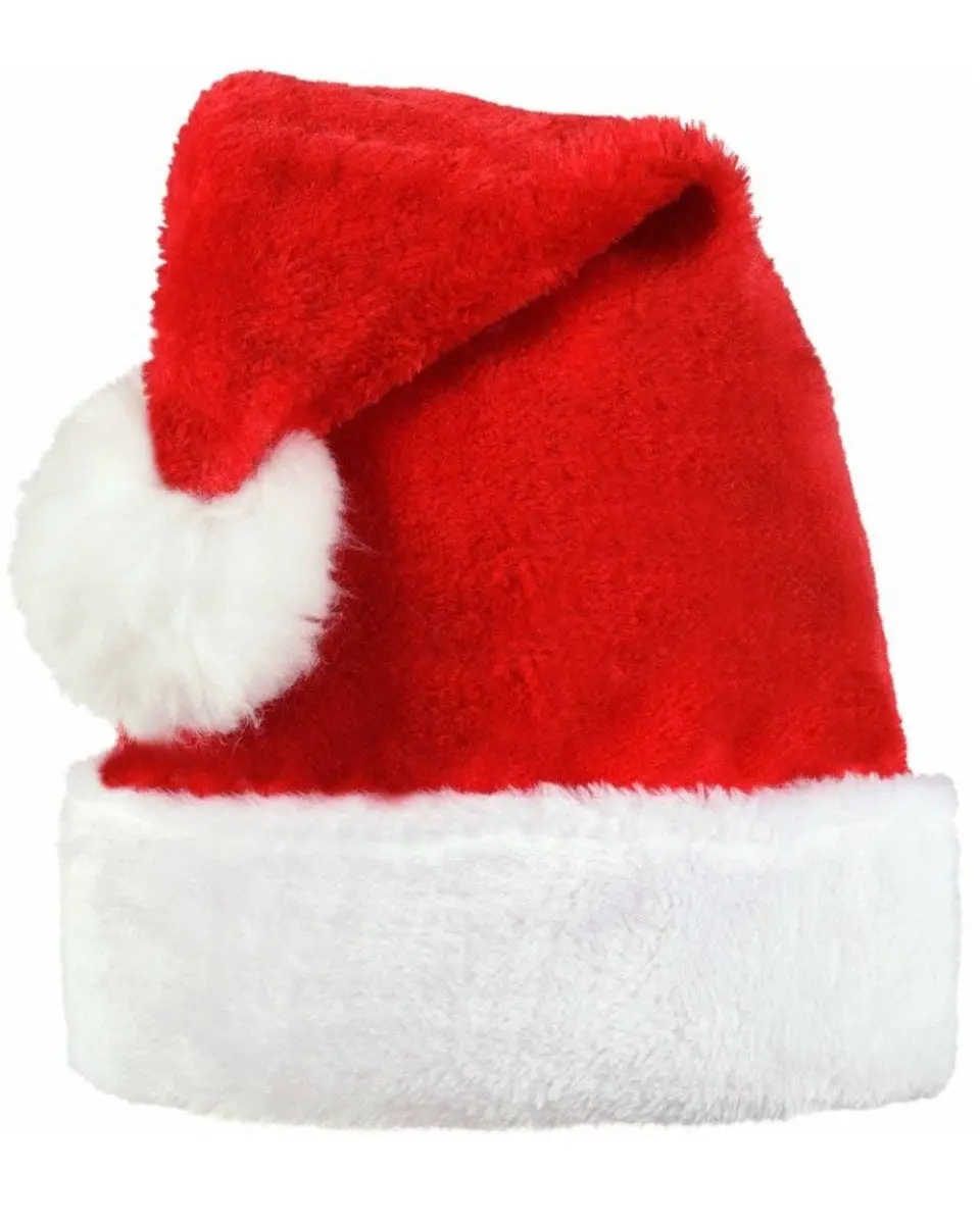 Red Plush Santa Hat